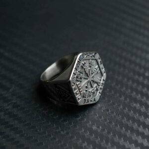 Alternative view of Nordic Viking Compass Ring