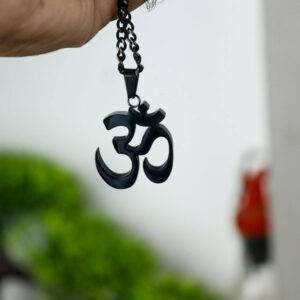 Alternative view of Om Locket-Black