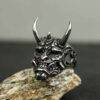 Vintage Oni Mask ring
