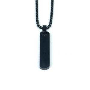 Alternative view of Mystic Bar Locket-Black