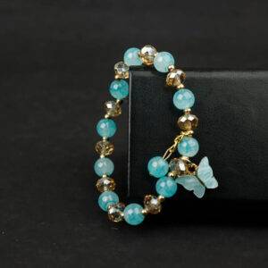 Alternative view of Butterfly Bracelet Blue