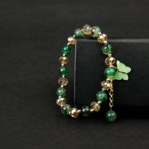 Alternative view of Butterfly Bracelet Green