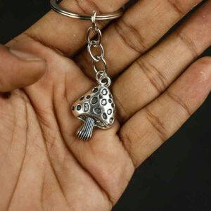 Alternative view of Mushroom Keyring