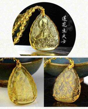 Alternative view of Padmasambhava Amulet