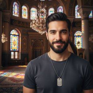 Alternative view of Ayat-Al-Quarsi Locket 1