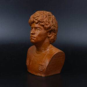 Alternative view of Diego Maradona Bust