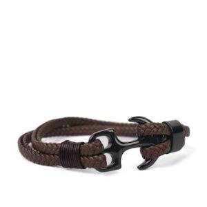 Alternative view of Anchor Bracelet Brown